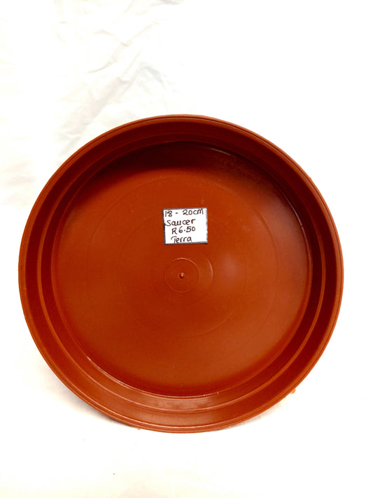 18-20cm Round Plastic Saucer
