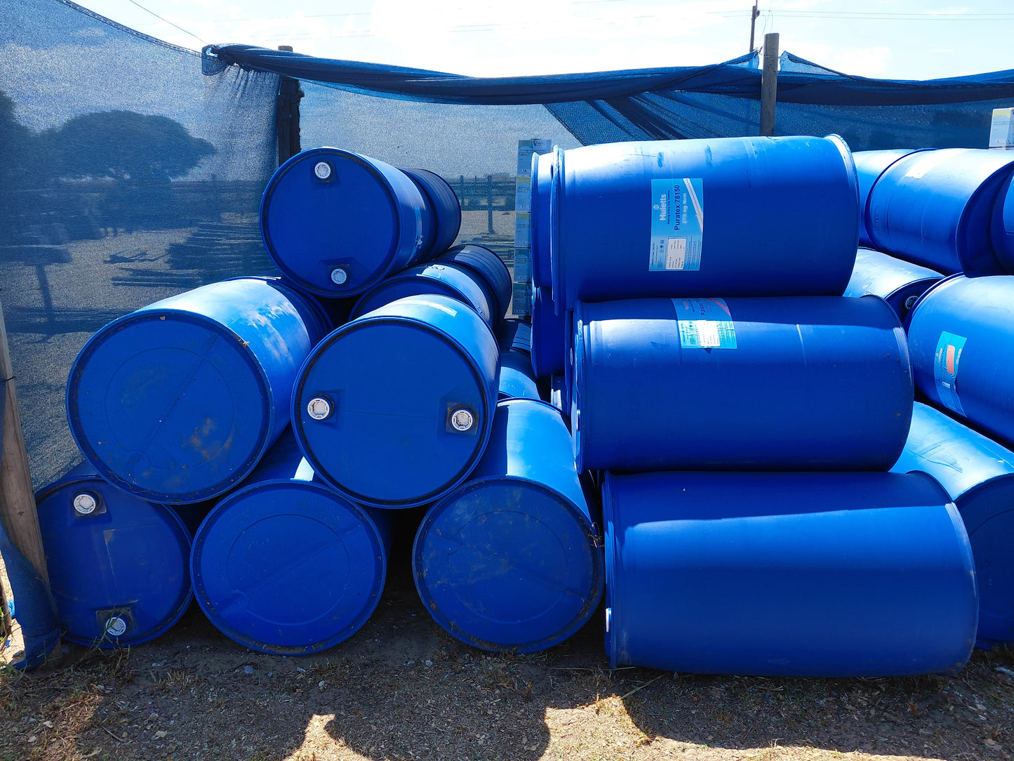 Blue Drums 210 liter