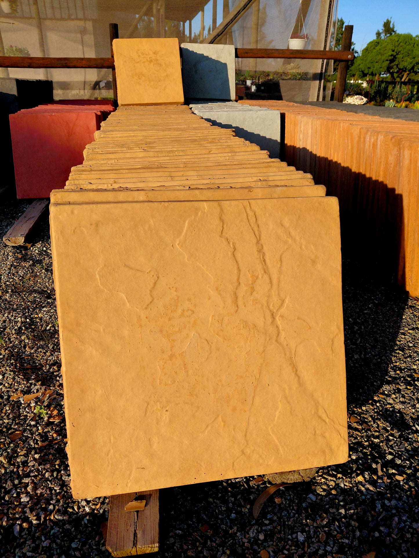 Textured Concrete Stepping Stone – 450 x 450mm