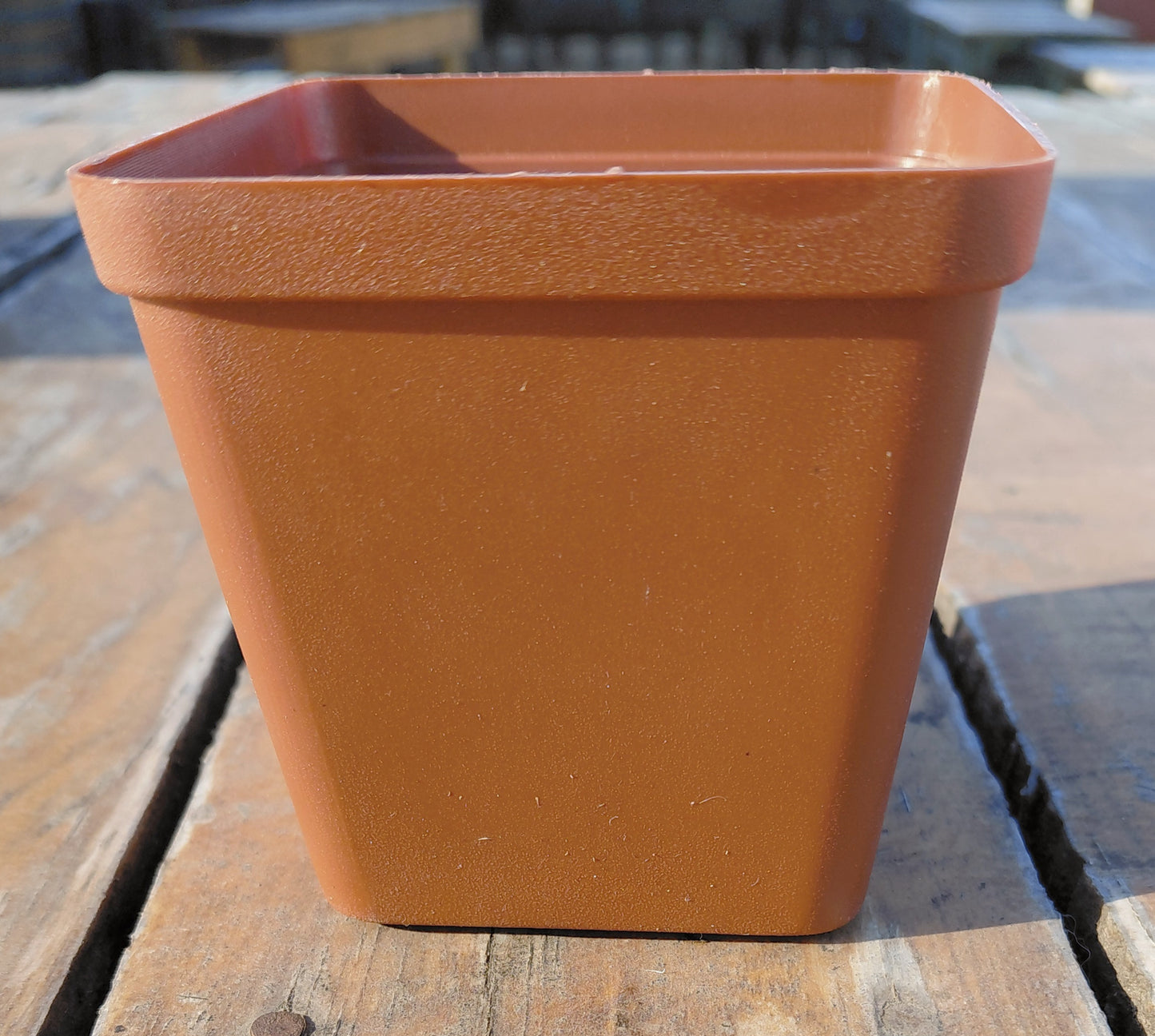 7.5cm Plastic Square pot