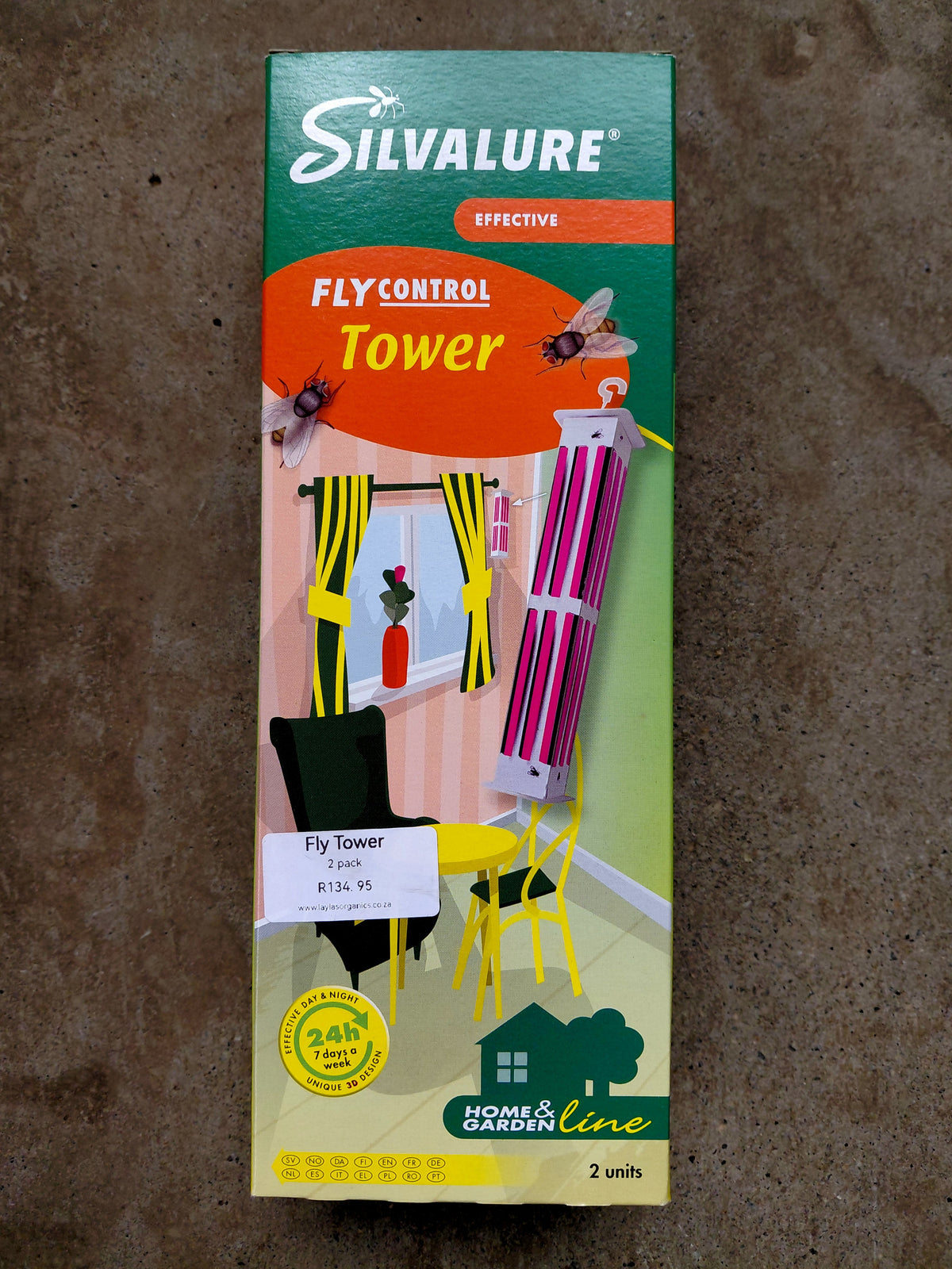 Silvalure Fly Control Tower – Indoor Fly Trap 2 Pack