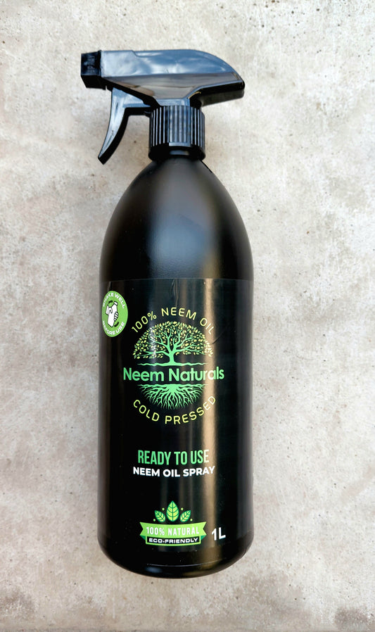 Neem Naturals Cold Pressed Neem Oil – Ready-to-Use Plant Spray 1L
