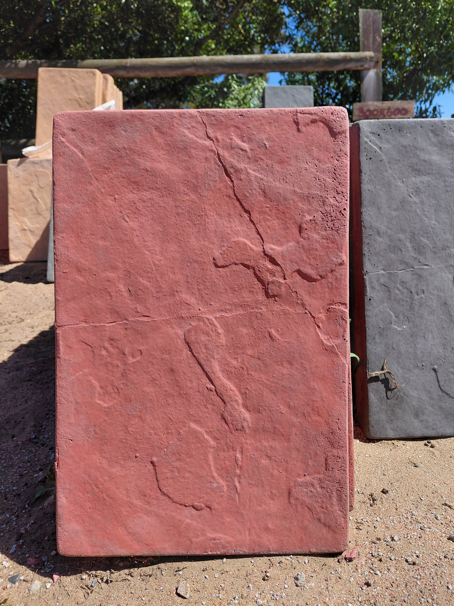 Textured Concrete Stepping Stone – 300 x 450mm