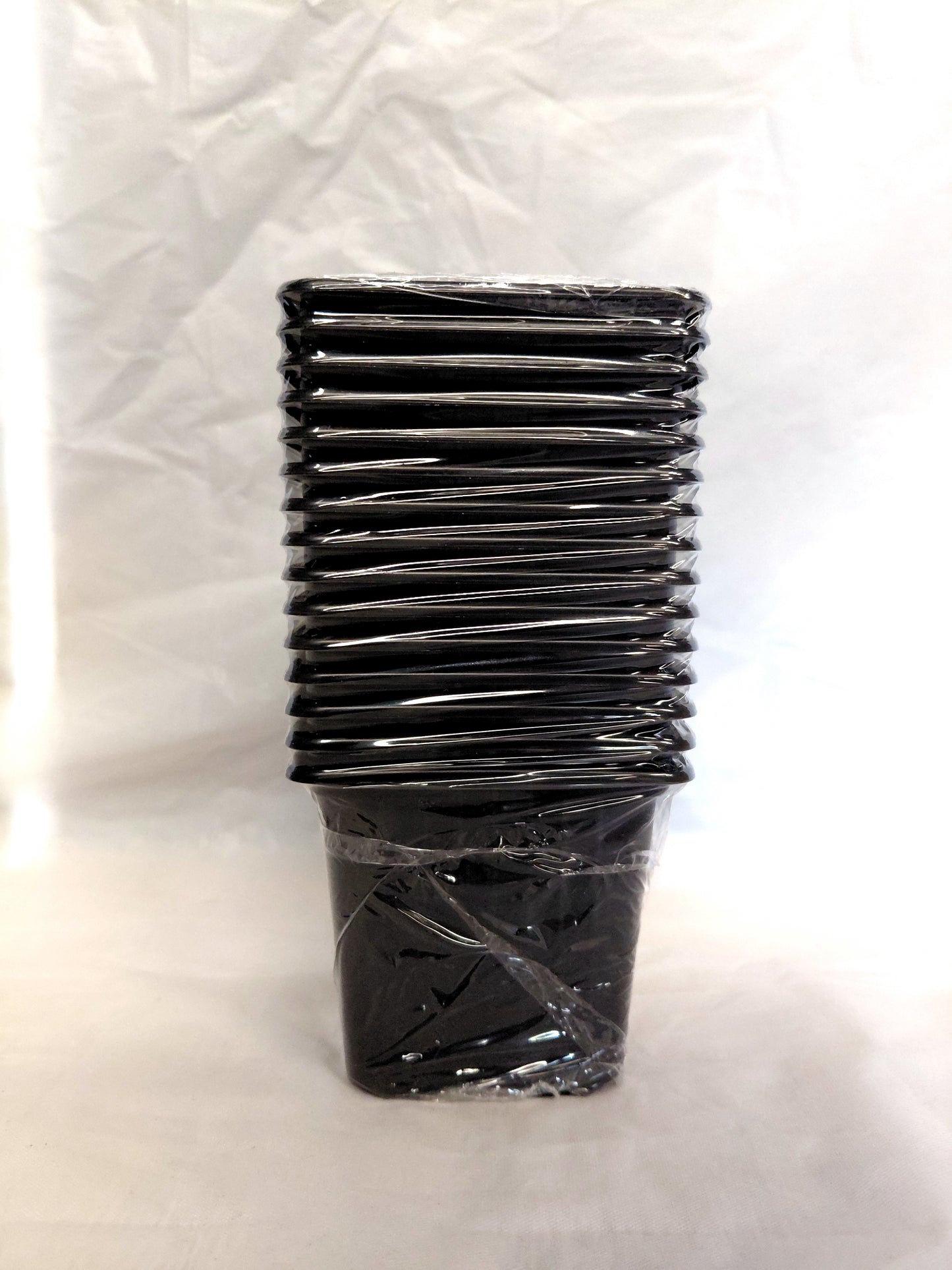 7cm Square Thermoformed Plastic Pots