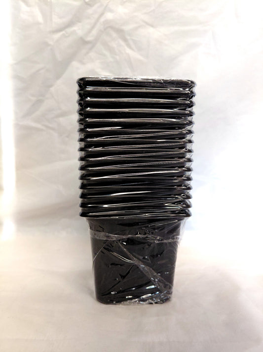 7cm Square Thermoformed Plastic Pots