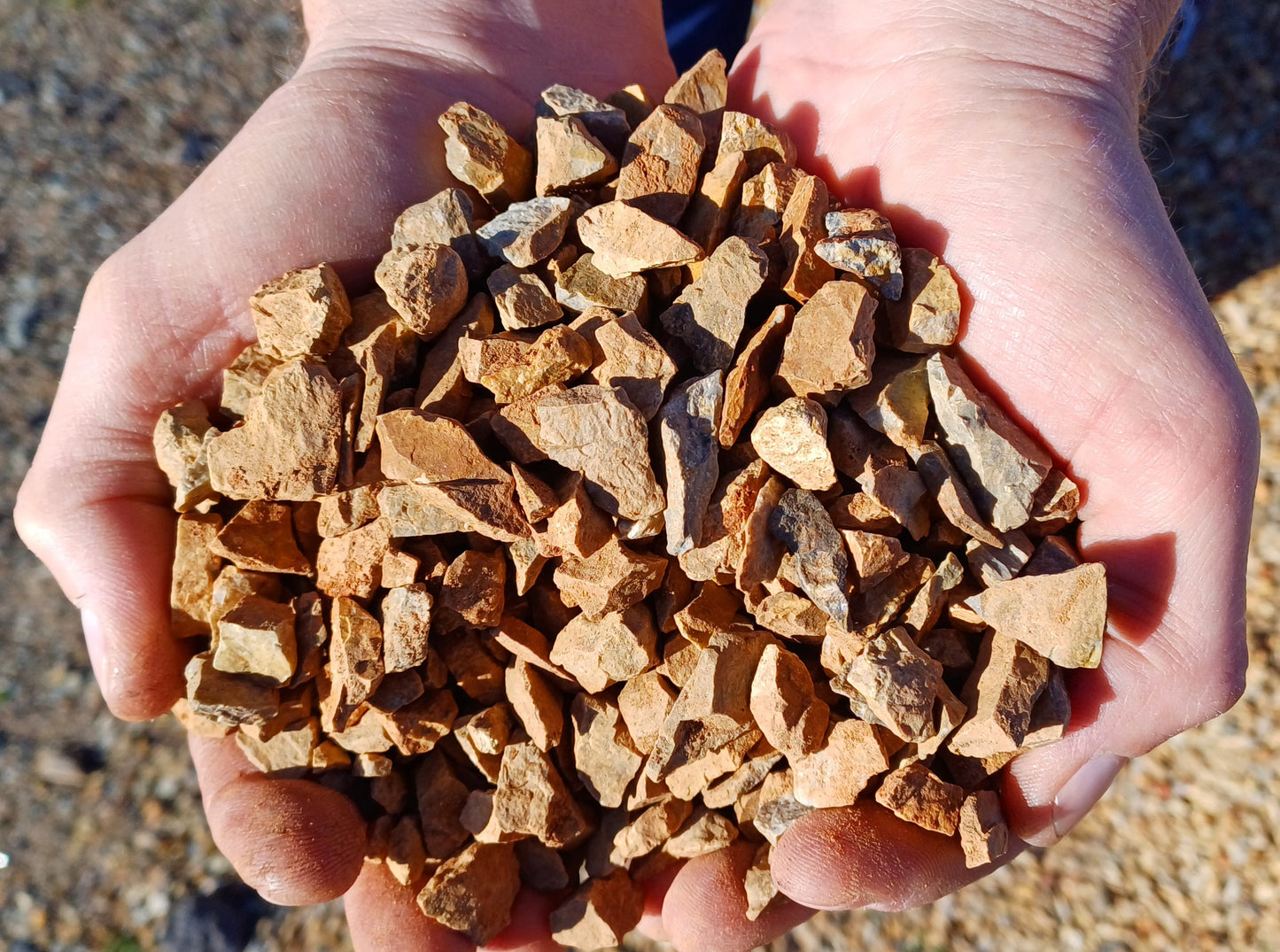 Light Brown Crushed Stone 20dm³