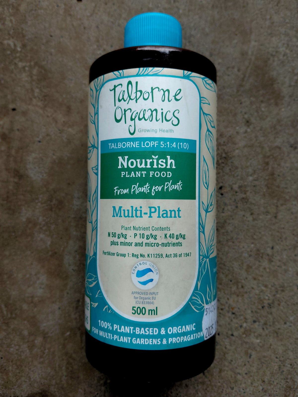 Talborne Nourish 5:1:4 (10) – Plant-Based Organic Fertilizer 500ml